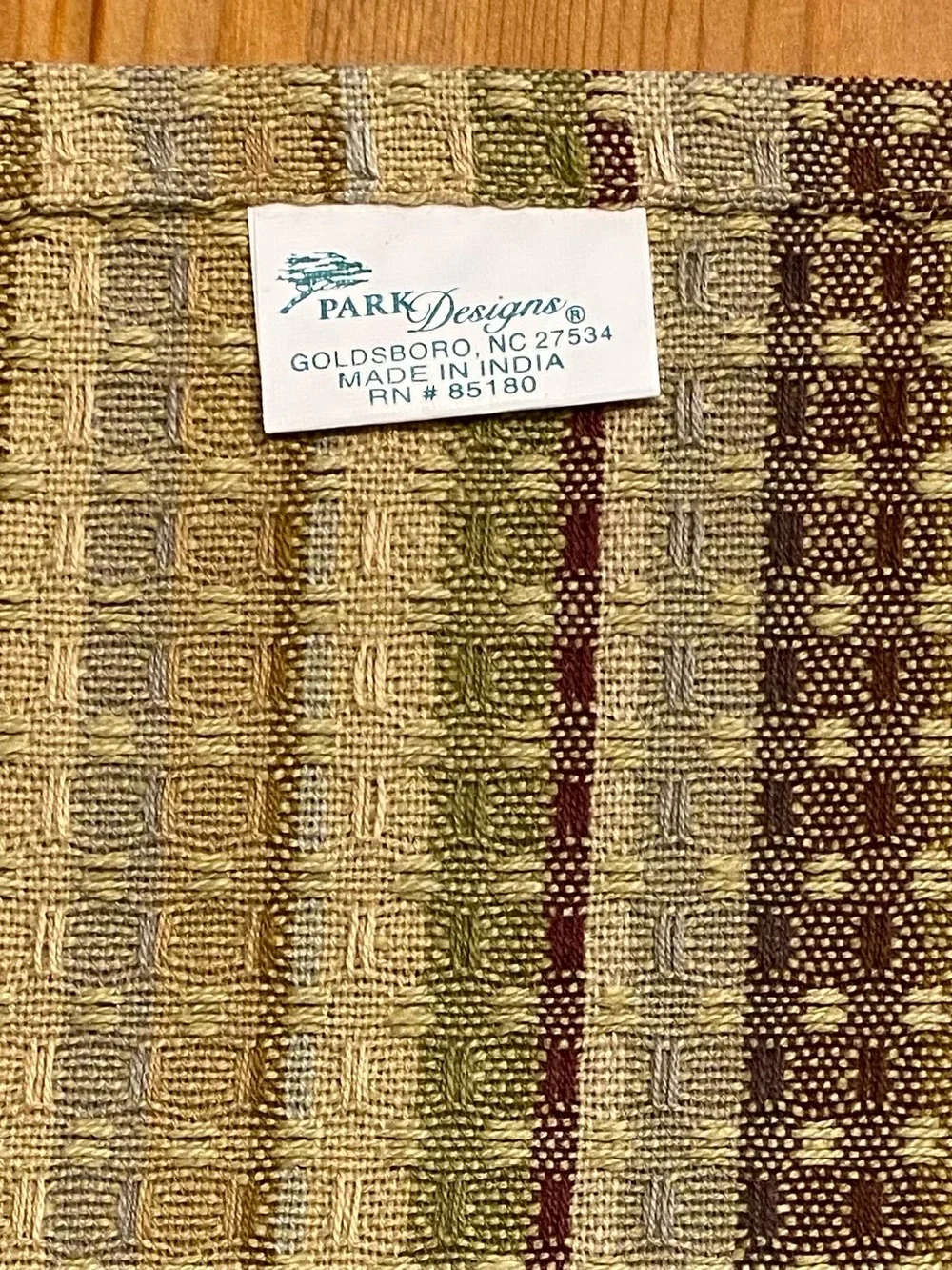 New Park Designs 5 Set Dishcloths Lake House Color Way MCM Earth Tones